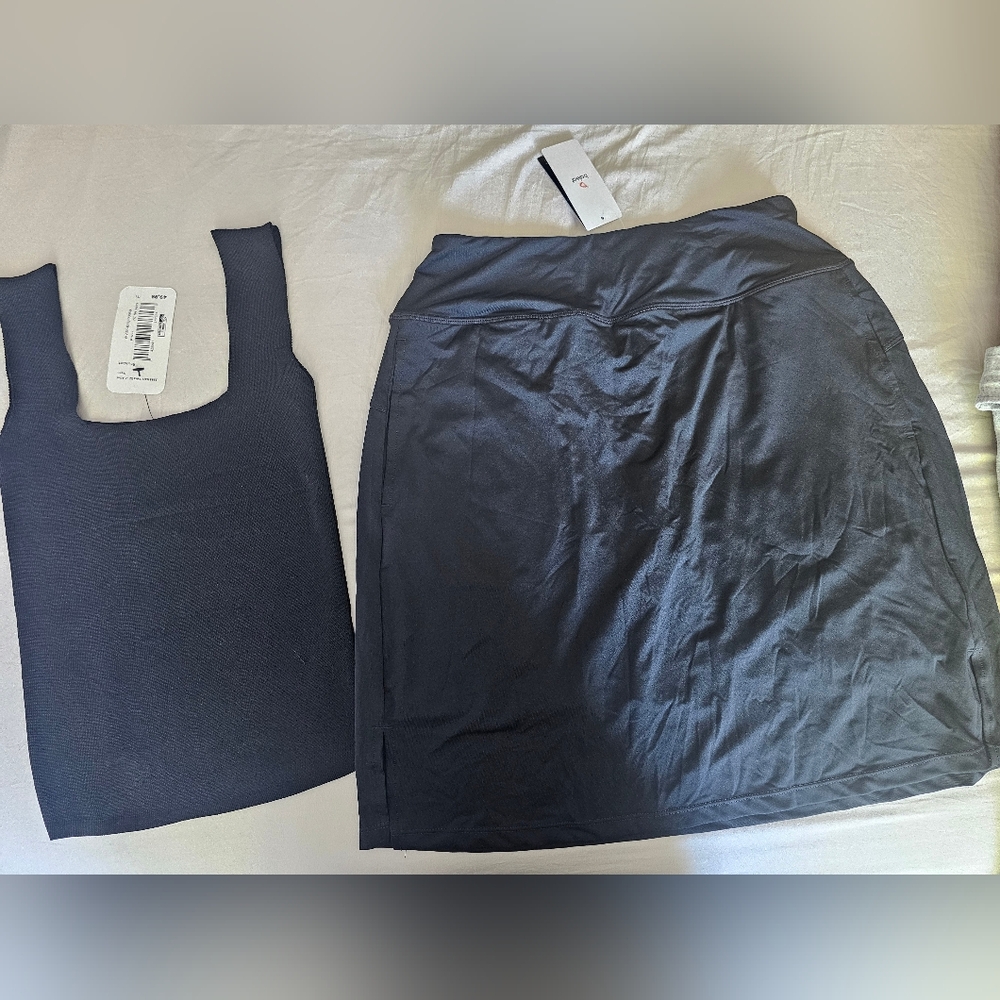 3pc Baleaf Black Mini Skirt, Shorts And Top - Picture 2 of 9